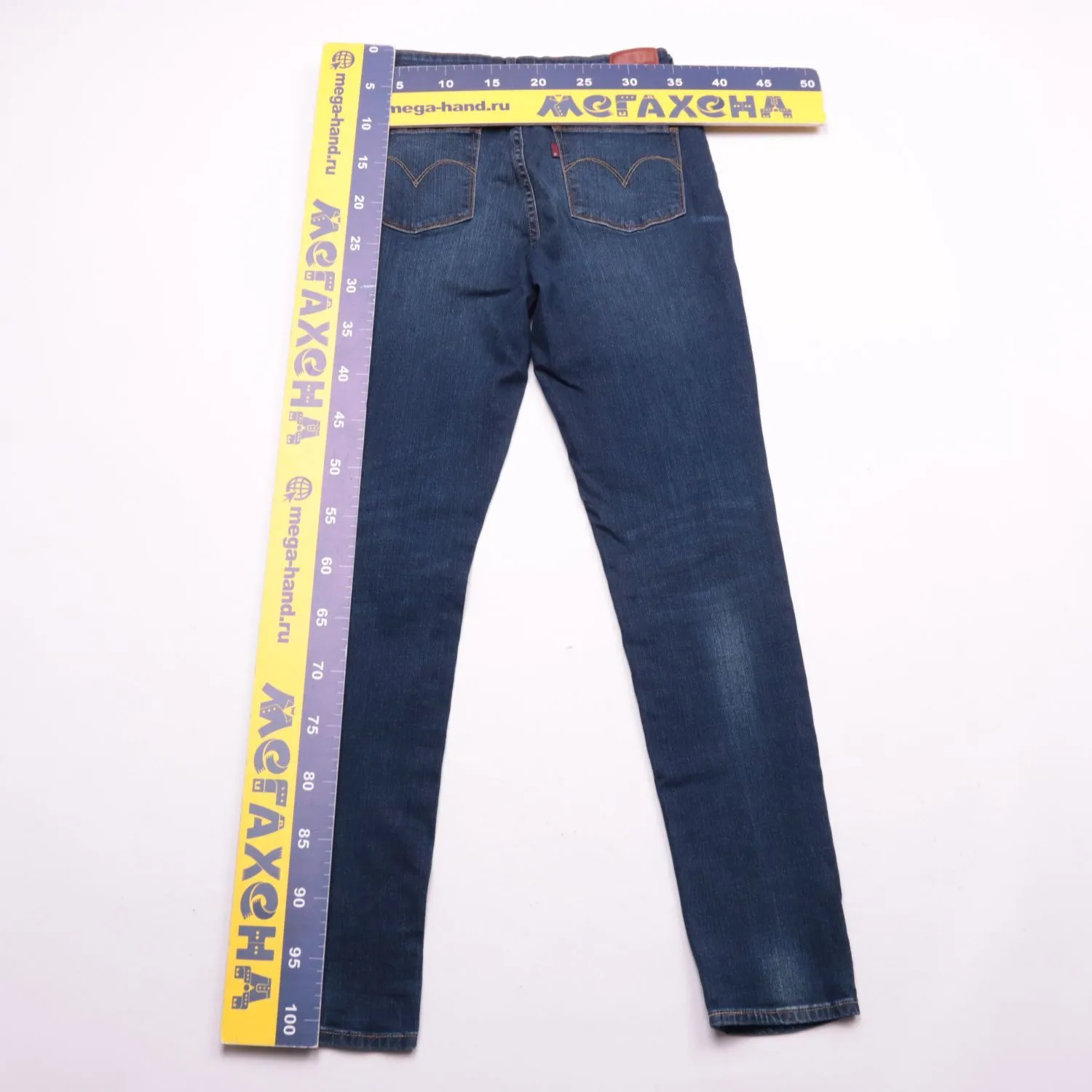 Женские джинсы Levi's из синего денима, размер 44 (S/M)